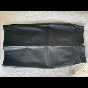 Zara Fake Leather Pencil Skirt